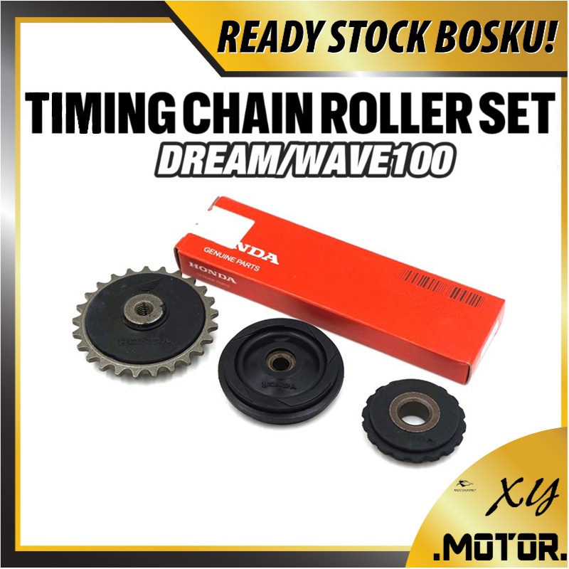 WAVE100 EX5 DREAM TIMING CHAIN SET & W/ROLLER SET RANTAI KECIL SET ...