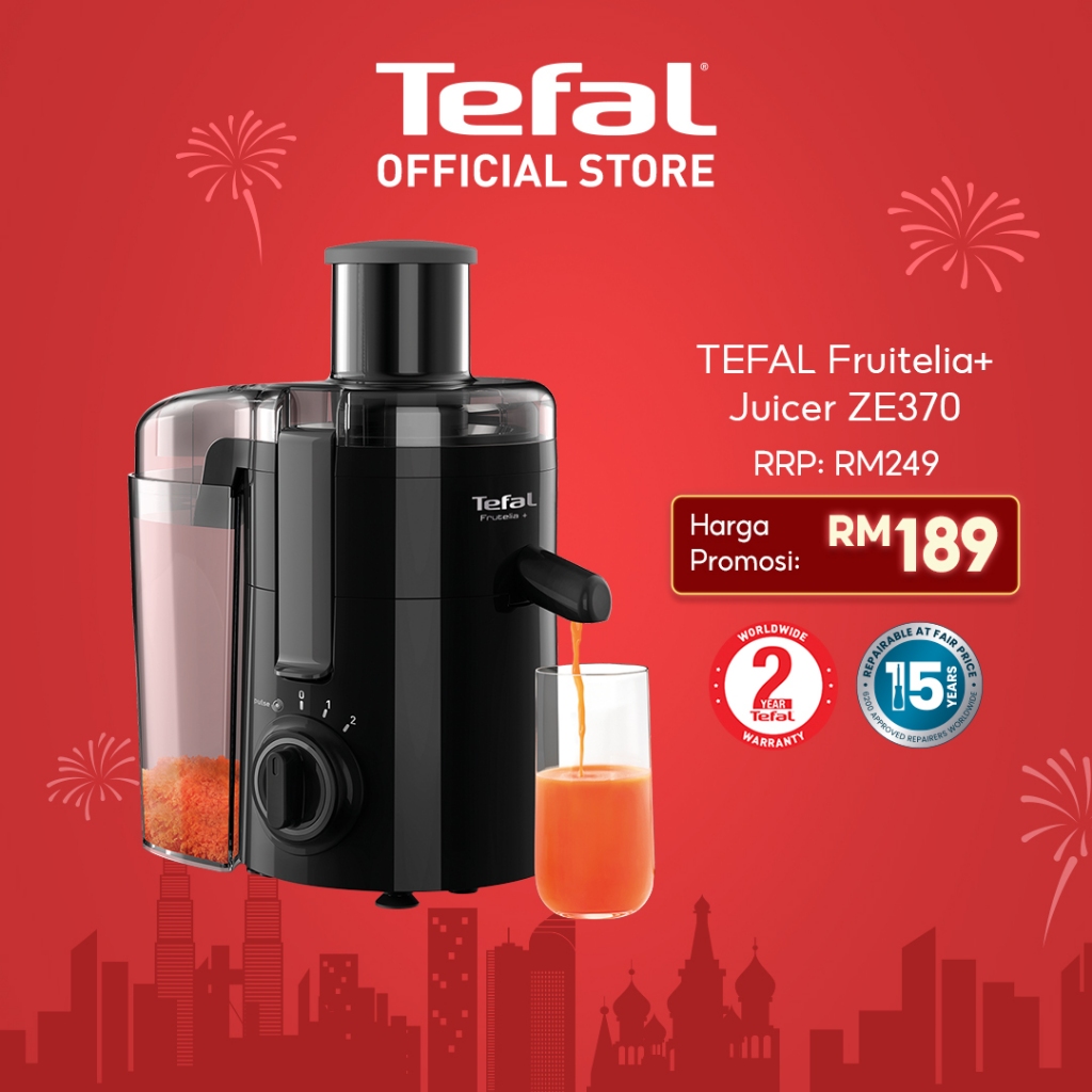 Tefal Frutelia Plus Juicer ZE370 | Shopee Malaysia