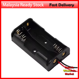 2AA Battery Holder 2 Slot AA with Wire Lead