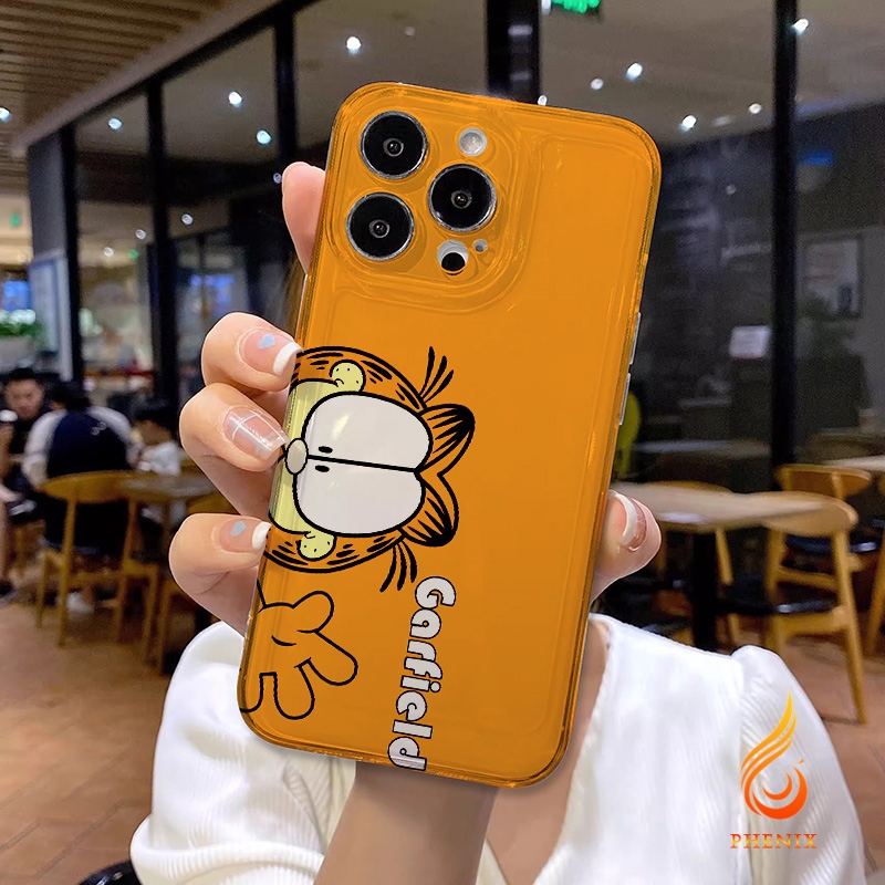 Space Protective Shell Casing Hello Garfield For iPhone 7Plus 8Plus 13