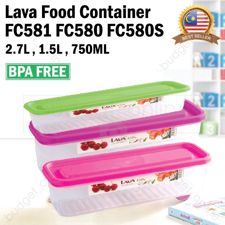 PCN LAVA Restaurant Multipurpose Food Container Storage/ Bekas ...