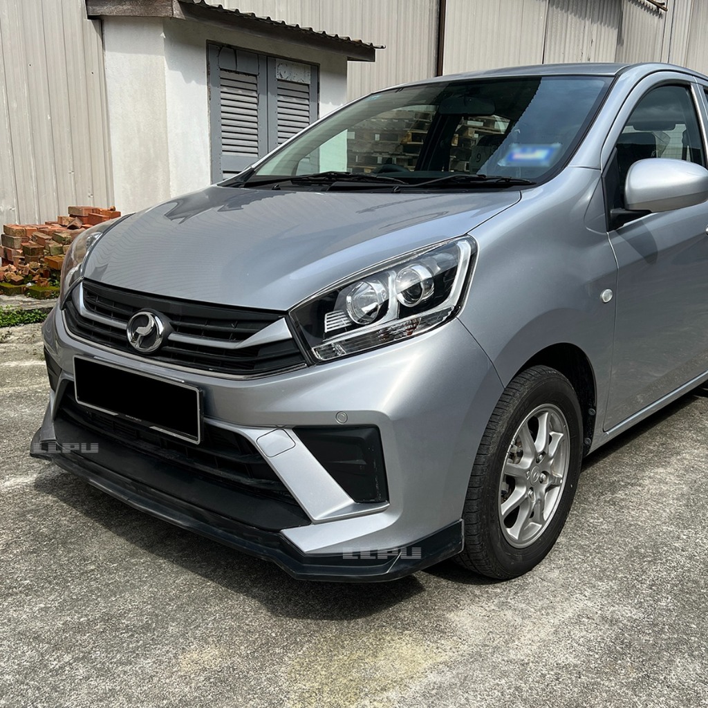 **PERODUA AXIA 2019 - 2022 ( R DESIGN V1 ) FRONT LIP - PU | Shopee Malaysia