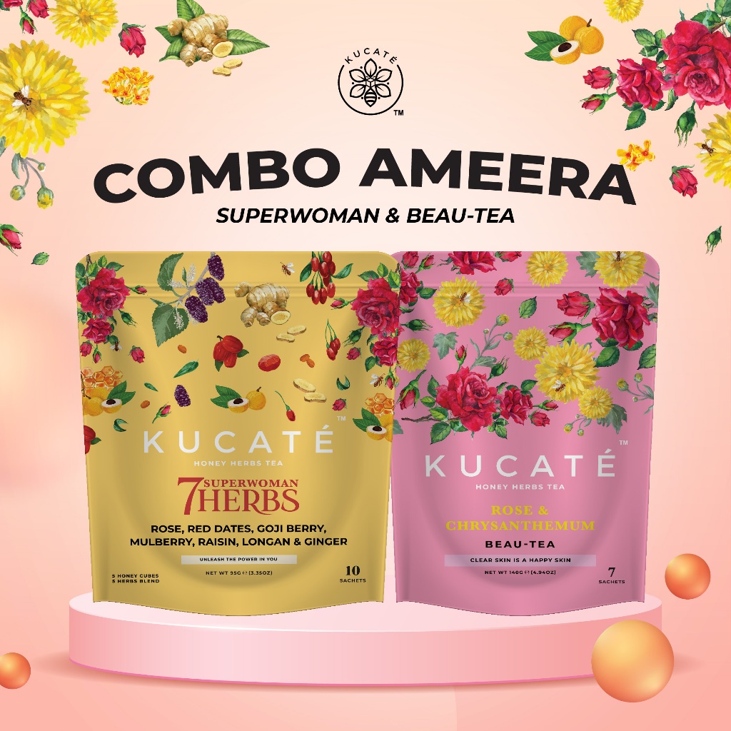 KUCATE COMBO AMEERA (Superwoman + Beau-Tea) | Shopee Malaysia