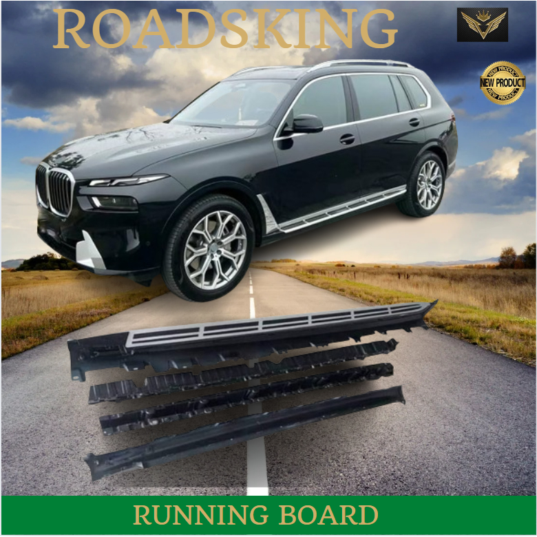 BMW X7 G07 2019 ~ 2024 SIDE STEP PEDAL RUNNING BOARD NERF BAR HIGH ...