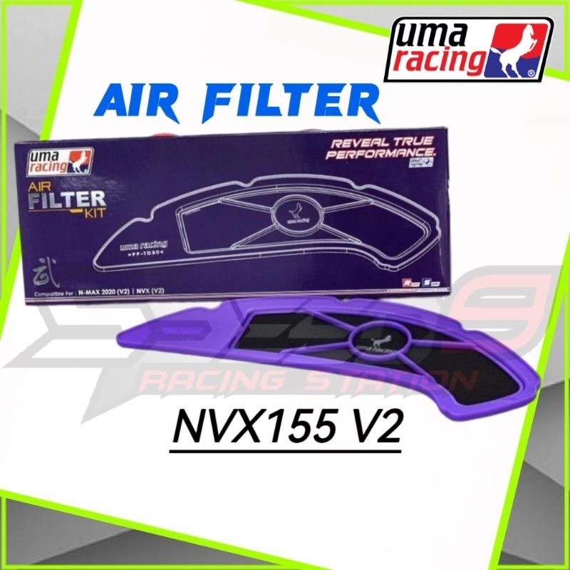 100% ORIGINAL UMA RACING AIR FILTER XMAX NVX155 V2 Y15 Y16 RS150 R50 ...