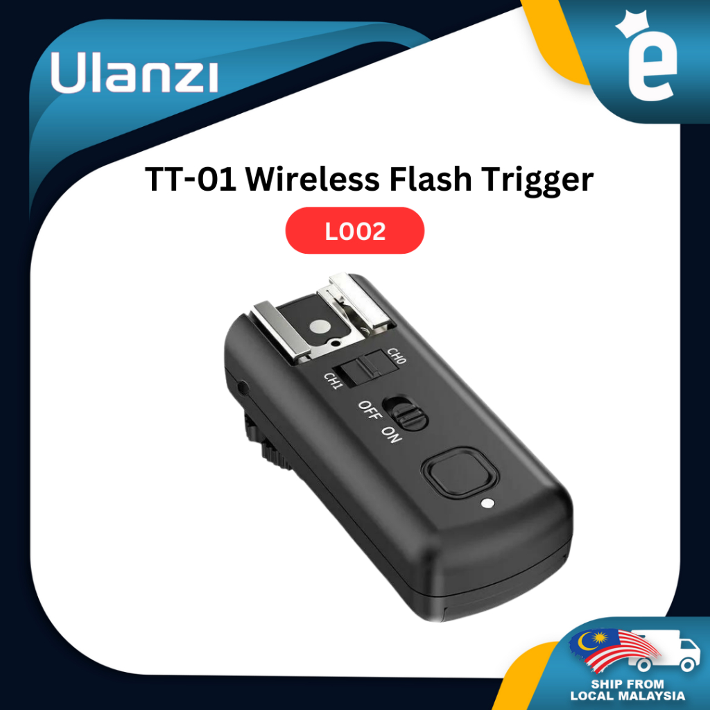 Ulanzi TT-01 Wireless Flash Trigger Camera Flash Trigger for Ulanzi F32 ...