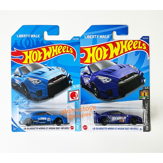 Hot Wheels LBWK Nissan GTR Edition LB-Silhouette Works GT Nissan R35 GT ...