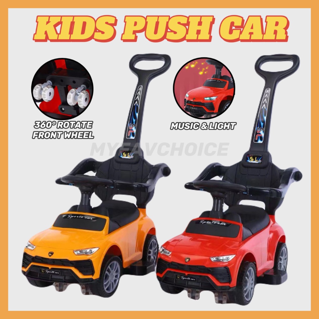 (Premium Quality) 3 in 1 Kids Push Car Ride on Car Kereta Budak ToloCar ...