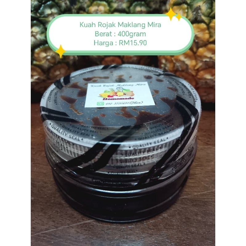 Kuah Rojak Maklang Mira (400g) | Shopee Malaysia