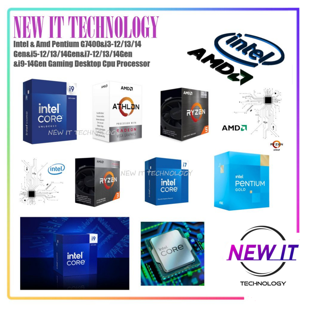 Amd & Intel Pentium G7400&i3-12/13/14Gen&i5-12/13/14Gen&i7-12/13/14Gen ...