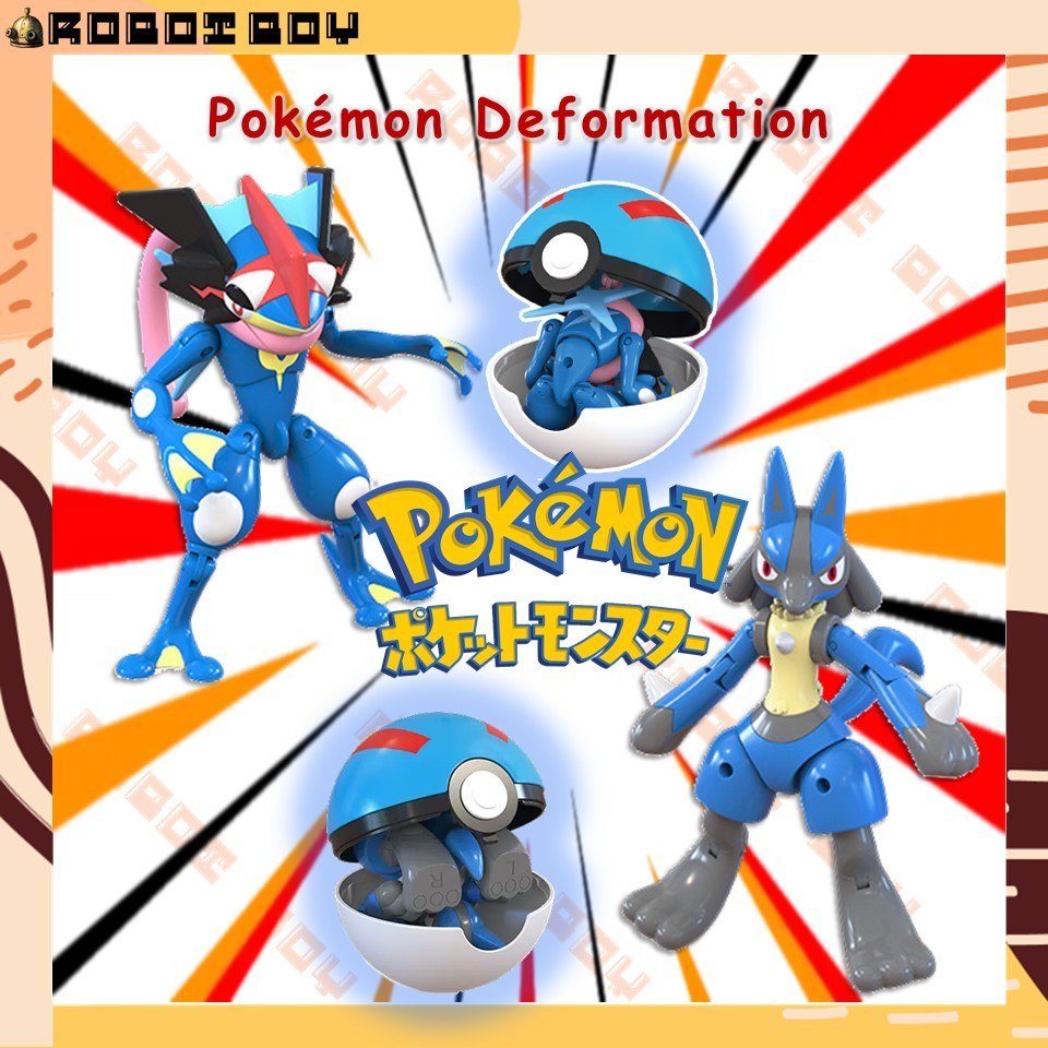 🔥Ready Stock🔥Pokemon Deformation Toys Set Action Figures Solgaleo ...