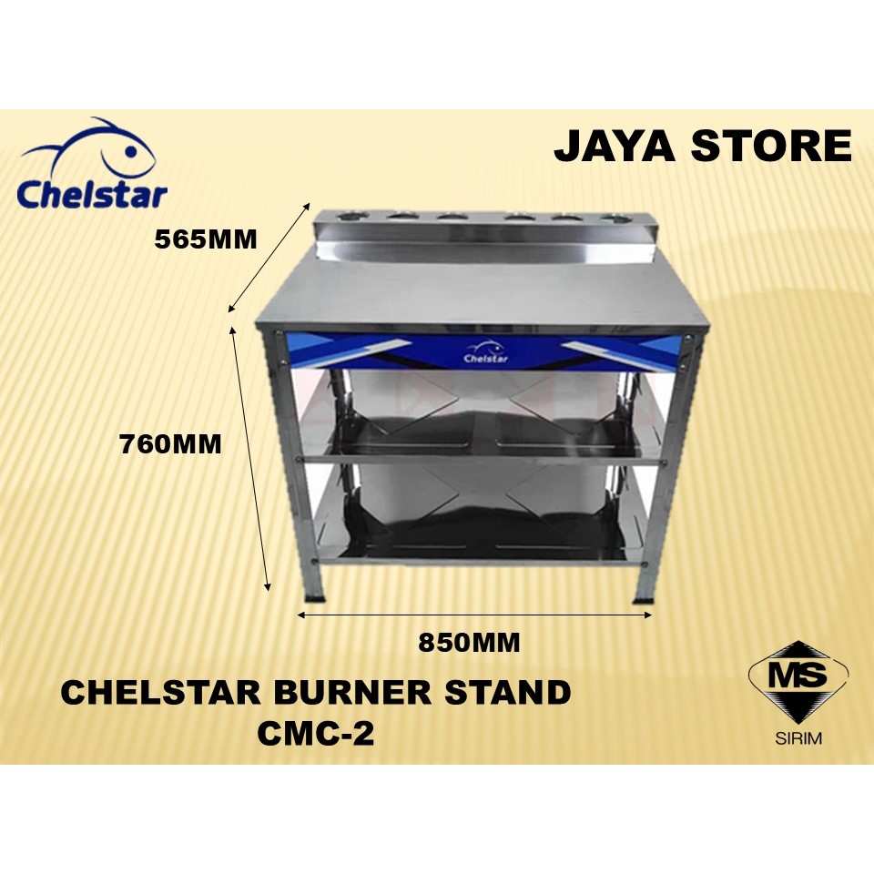 CHELSTAR Stainless Steel Multipurpose Gas Cooker Rack / Oven Stand ...