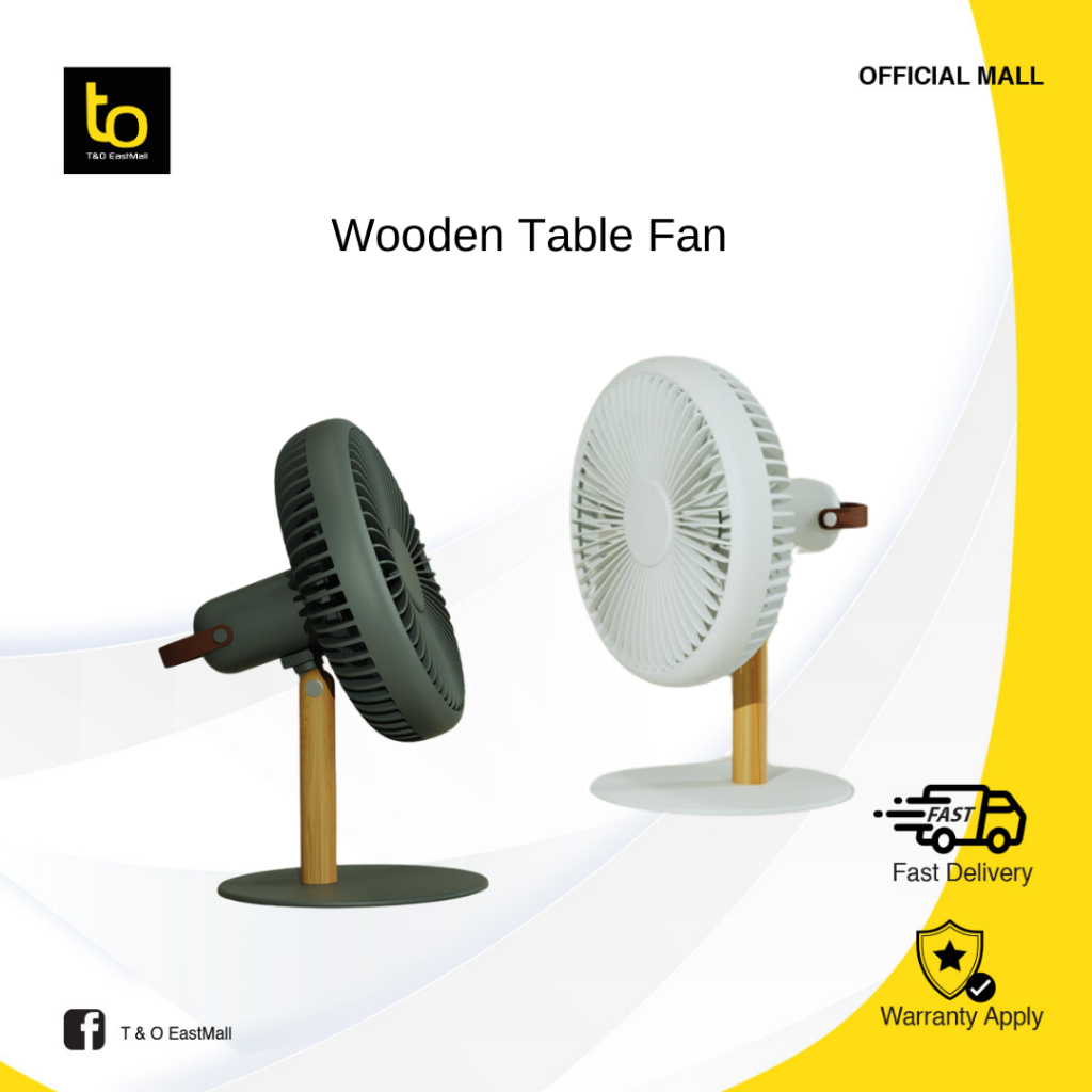 Wooden Stand Table Fan | Shopee Malaysia