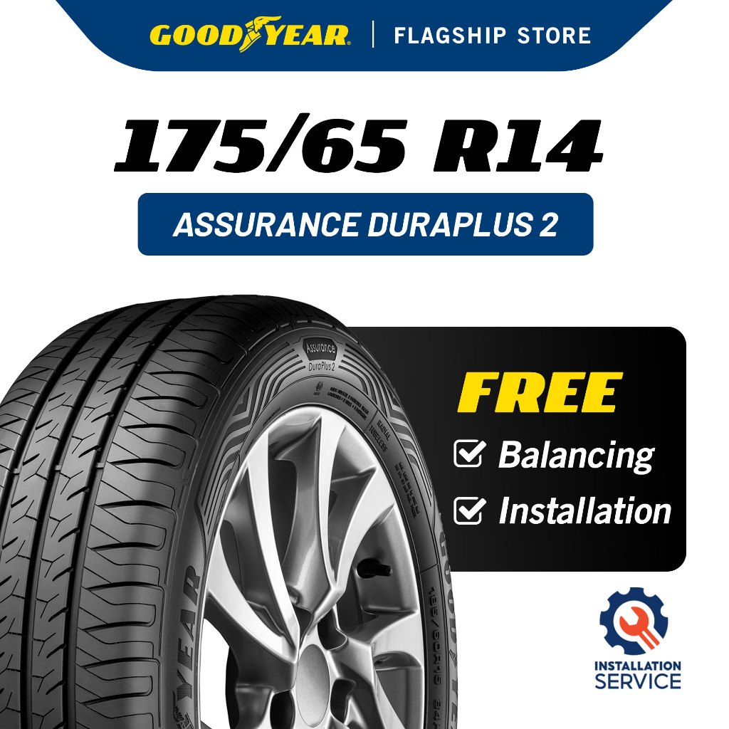 Goodyear 175/65R14 Assurance Duraplus 2 Tyre For Axia/Bezza/Myvi [Free ...