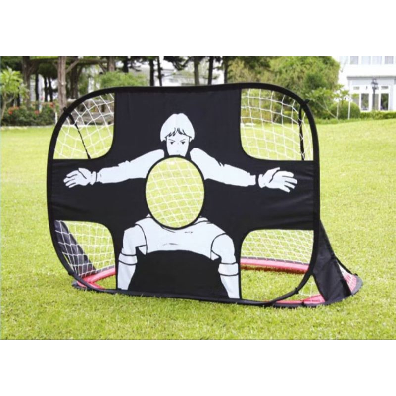 [Ready Stock] Pop Up Football Goals 2 in 1 Mini Football Target Folding ...