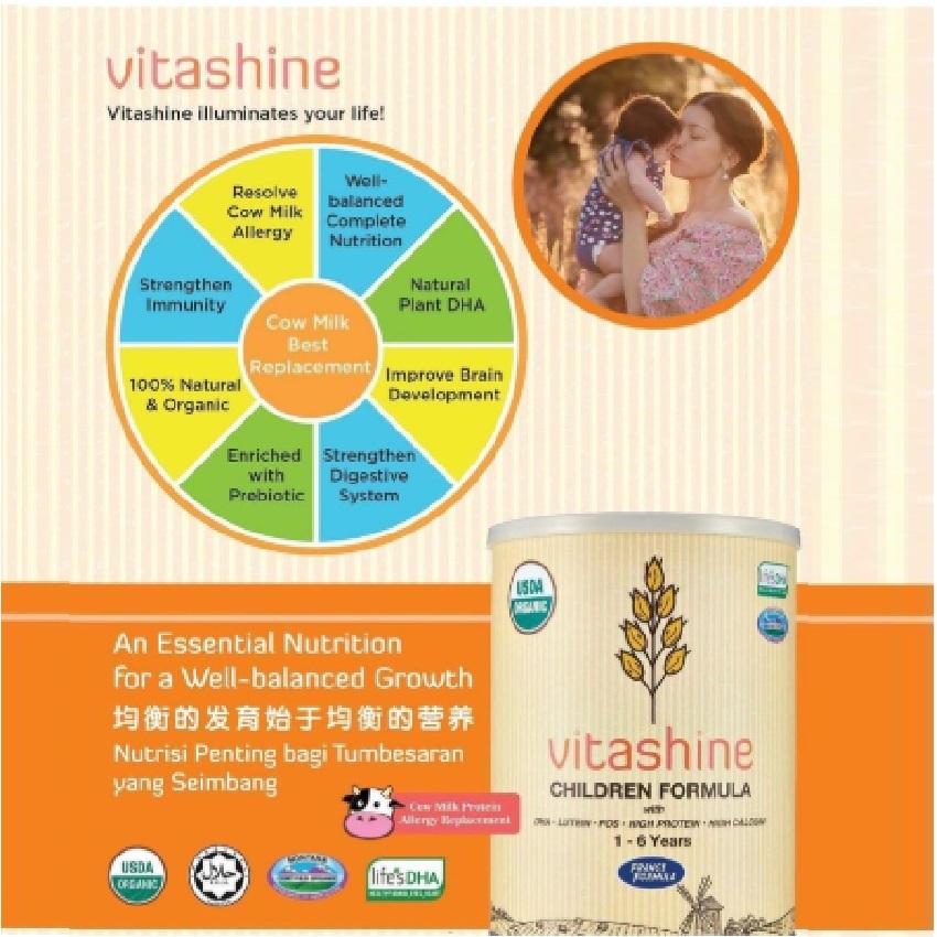Vitashine children formula 1 year and above 800g/2x800g | Shopee Malaysia