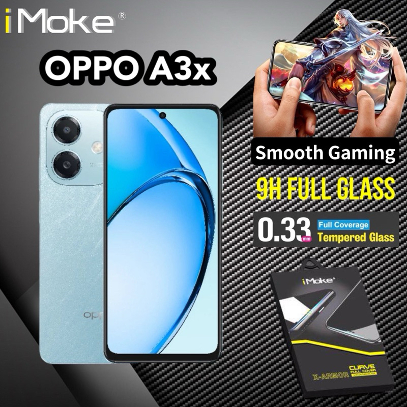 iMoke 9H Tempered Glass for OPPO A3x Shopee Malaysia