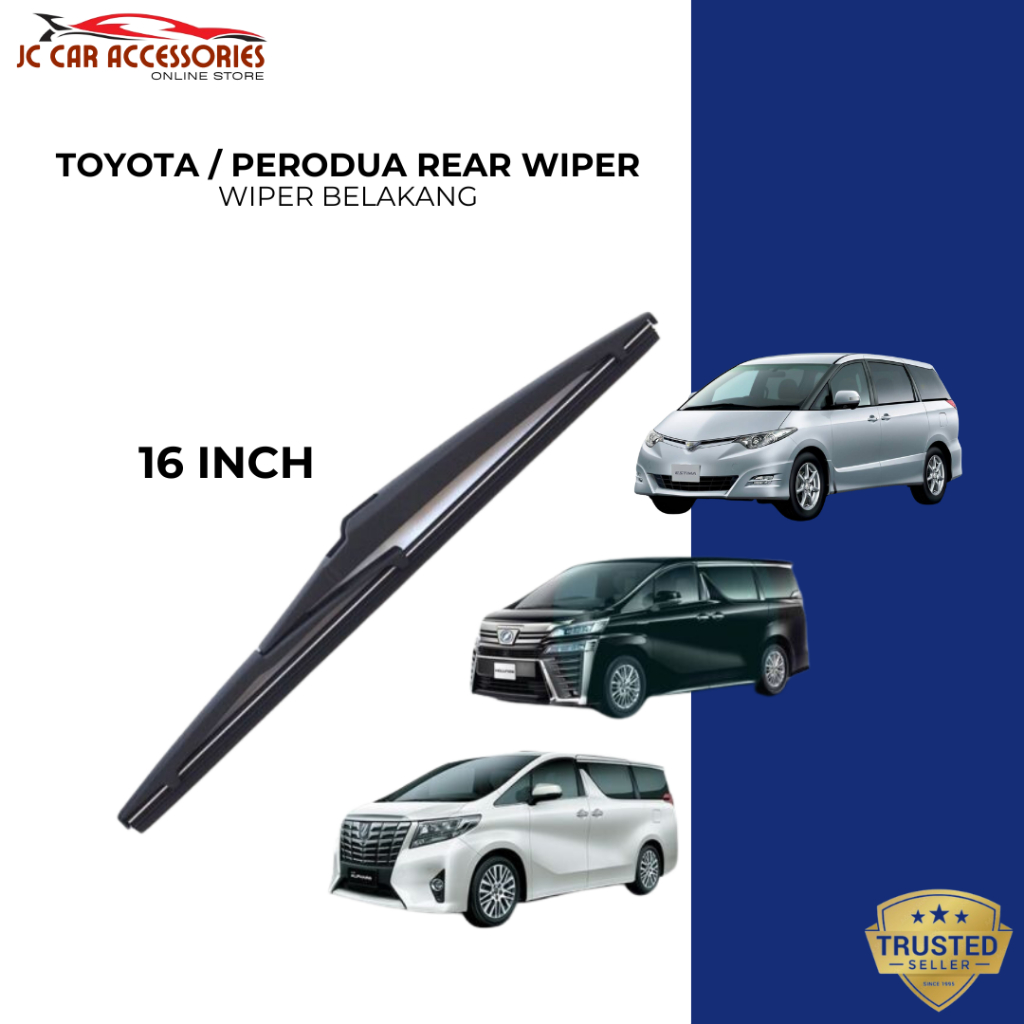 Toyota Vellfire ANH20 Estima ACR50 Rear Windshield Wiper Blade ...