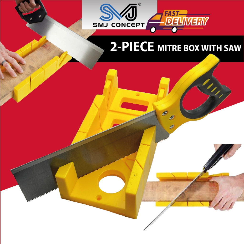 SMJ CONCEPT® Saw With Miter Box | Precision Cutting Tool For Accurate ...