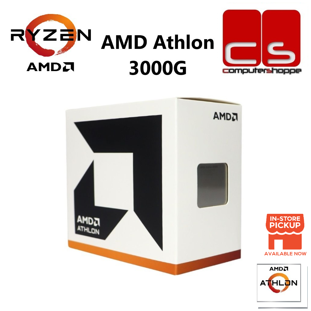 AMD Athlon 3000G 2 Cores 4 Threads Processor with Radeon Vega 3 ...