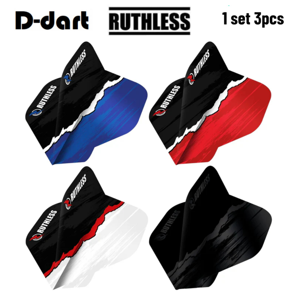 RUTHLESS DART FLIGHT - STANDARD 100 Micron RIPTORN Darts Flight Dart ...