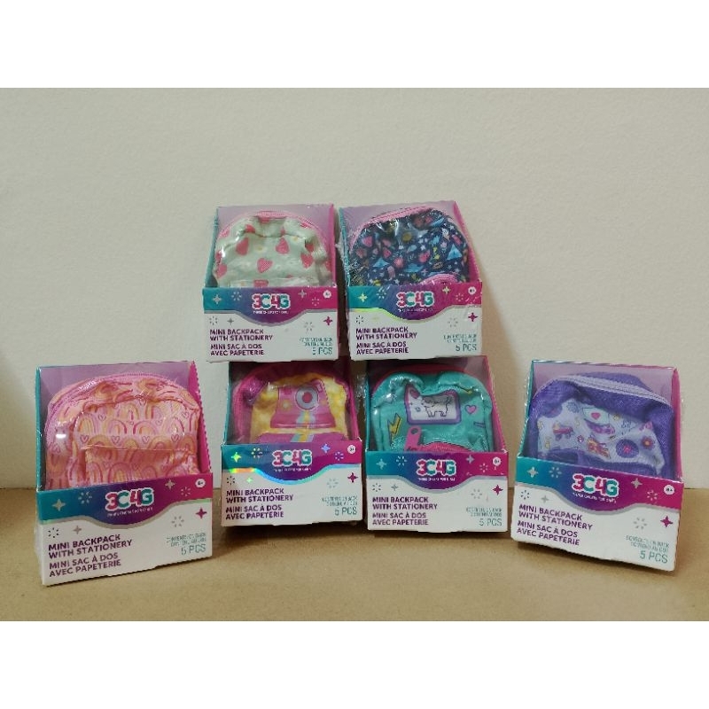 Make It Real 3C4G Mini Backpack Keychain With Stationery Set (12044)  Fashion Stationery Accessories | Shopee Malaysia