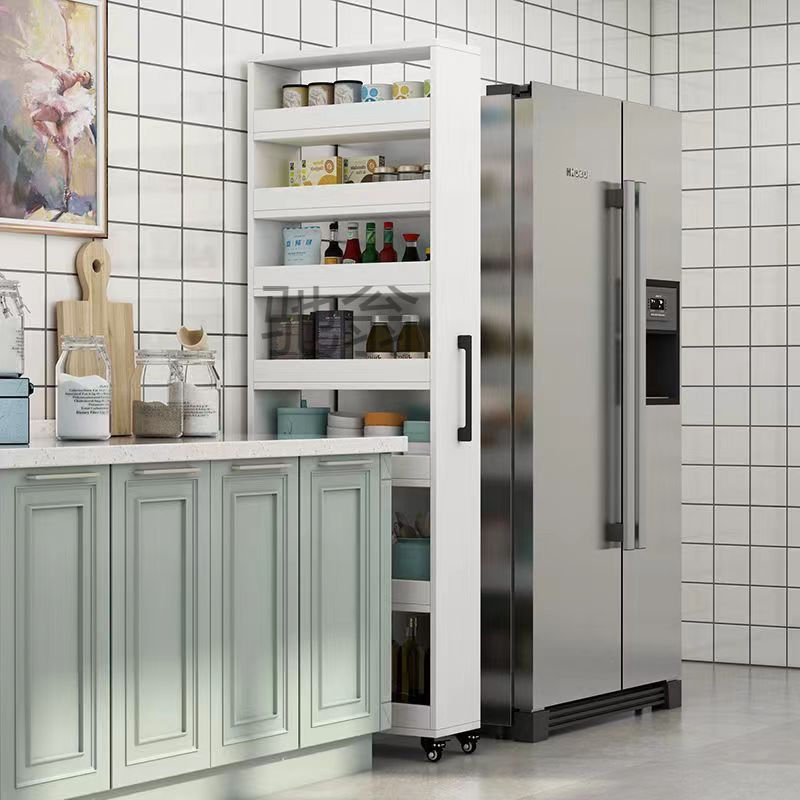 Household Refrigerator Door Rear Side Gap Storage Cabinet Kitchen Ultra ...