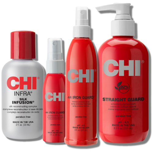 CHI 44 PROFESSIONAL Guard Thermal Heat Protector Hair Spray Smoothing Styling Cream Infra Silk Infusion Shopee Malaysia