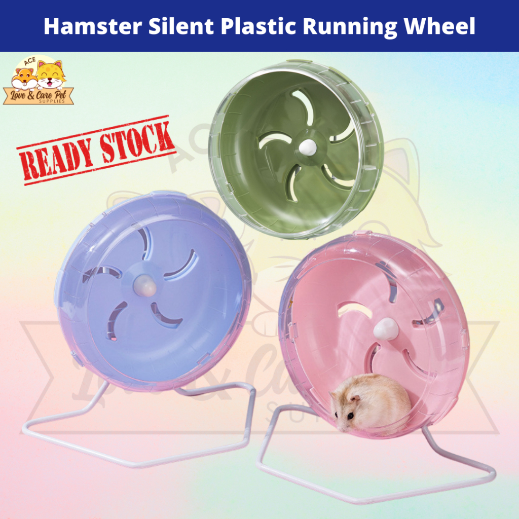 Candy Color Silent Exercise Plastic Running Wheel for Hamster & Small ...