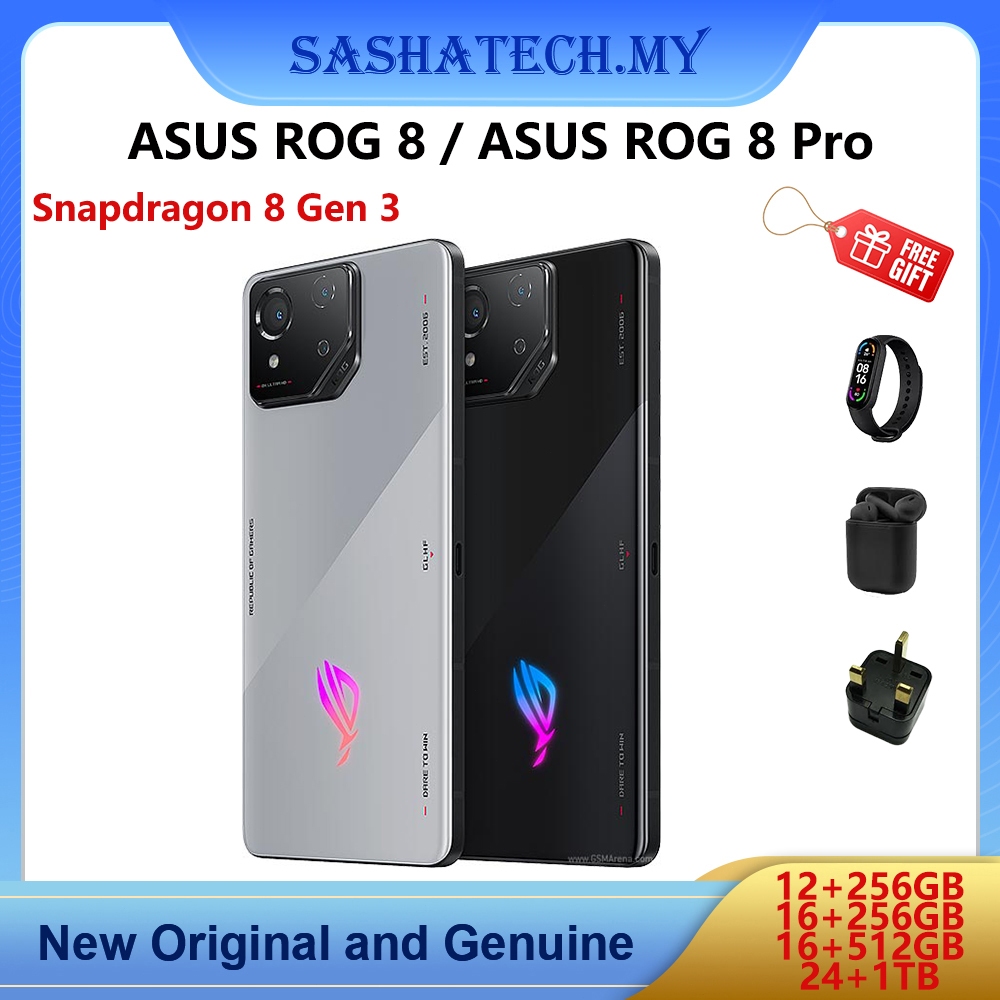 Asus Rog 8 Pro/ Asus Rog 8 | Snapdragon 8 Gen 3 | 165Hz LTOP AMOLED 65W ...