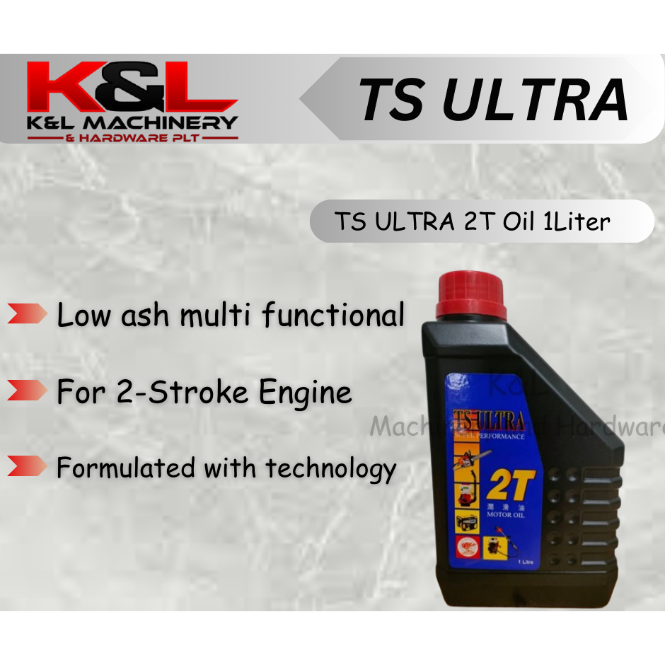 TS Ultra 2T OIL 1 LITER / 5 LITER for Machine Chainsaw, Brush Cutter ...