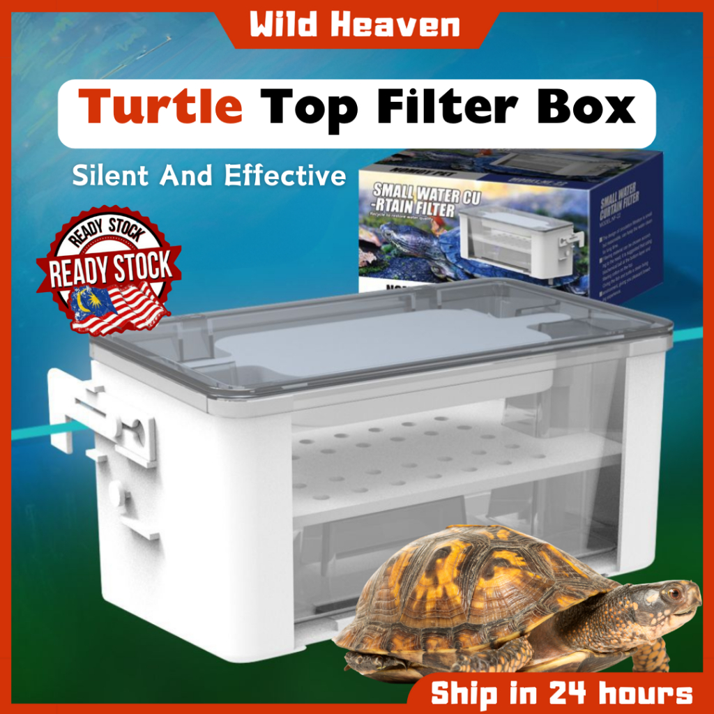 Turtle Top Filter Box Silent Water Purifier Aquarium Qiuet Pump Kura ...