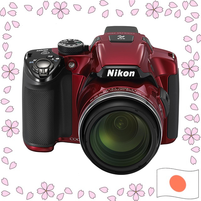 Nikon Digital Camera COOLPIX P510 Red P510RD Used cameras