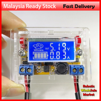 Adjustable Step-down Power Supply Module DC-DC 5-23V To 0-16.5V 3A Voltage Current LCD Display Step Down Buck Regulator