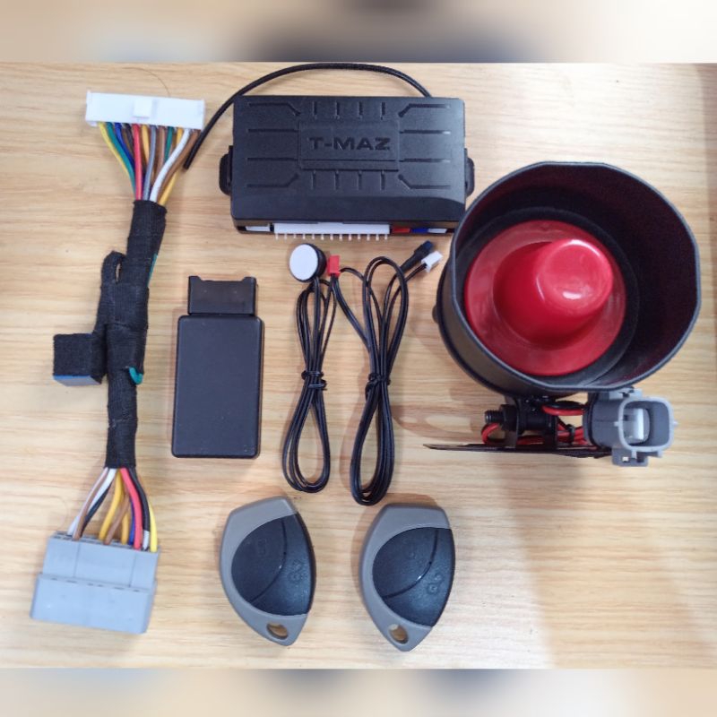 PLUG AND PLAY ALARM TOYOTA INNOVA/HILUX/FORTUNE FOR COBRA 4160 & 8509 ...