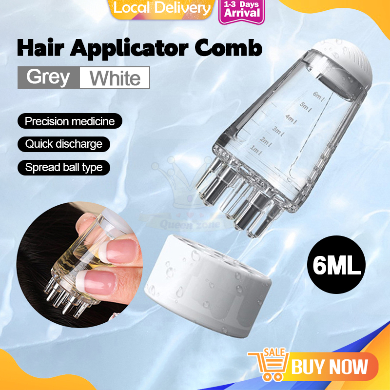 Scalp Applicator Liquid Comb 6ml Hair Growth Treatment Head Massager ...