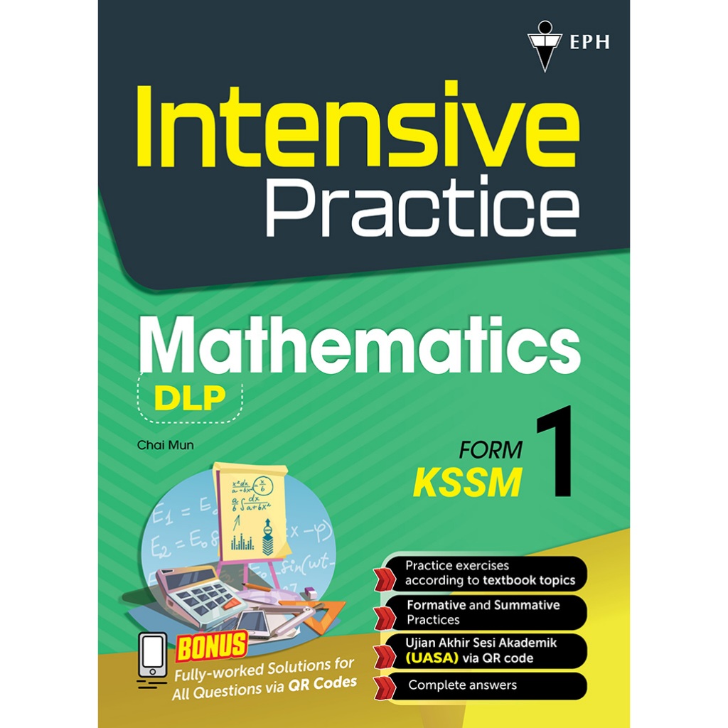 INTENSIVE PRACTICE MATHEMATICS DLP FORM 1 {EPH} 2024 | Shopee Malaysia