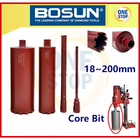 Bosun Core Bit Braze Concrete 18mm ~ 200mm*400mm/ Mata Core [Use with ...