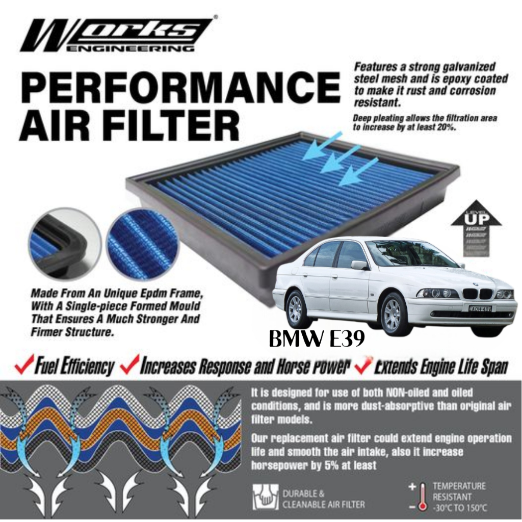 Works Engineering Performance Air Filter - BMW E36/E46 320/323/325/328 ...