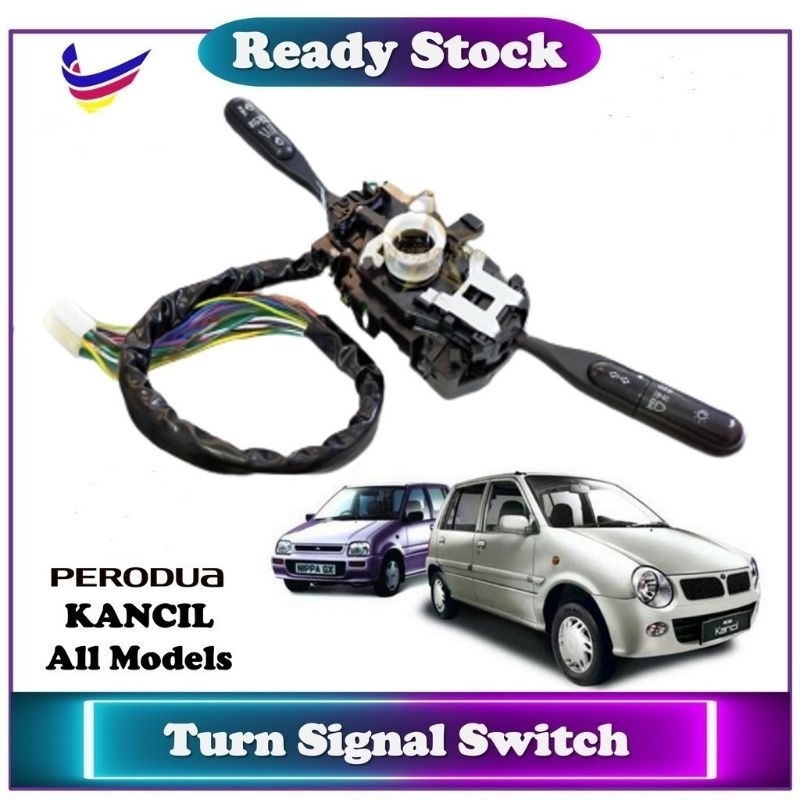 Car Perodua Kancil Head Lamp On Off Switch Turn Signal wiper suis lampu ...
