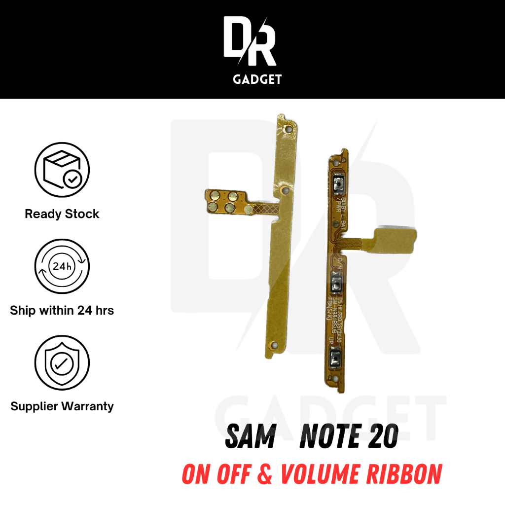 ON OFF / Volume Ribbon For SAM NOTE 9 / NOTE 10 / NOTE 10 LITE / NOTE ...
