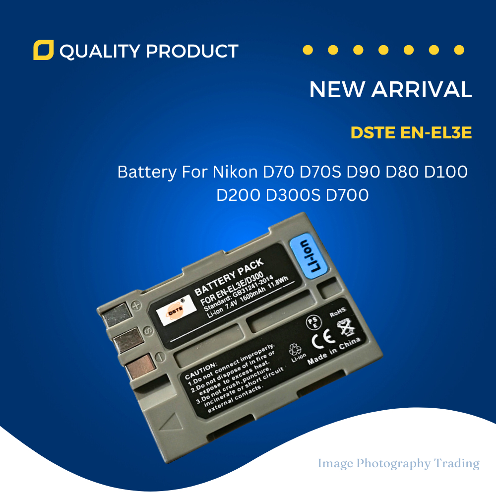 DSTE EN-EL3 EN-EL3E Battery For Nikon D70 D70S D90 D80 D100 D200 D300S ...
