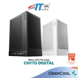 DEEPCOOL CH170 DIGITAL BLACK / WHITE Mini-ITX (ITX) PC Case