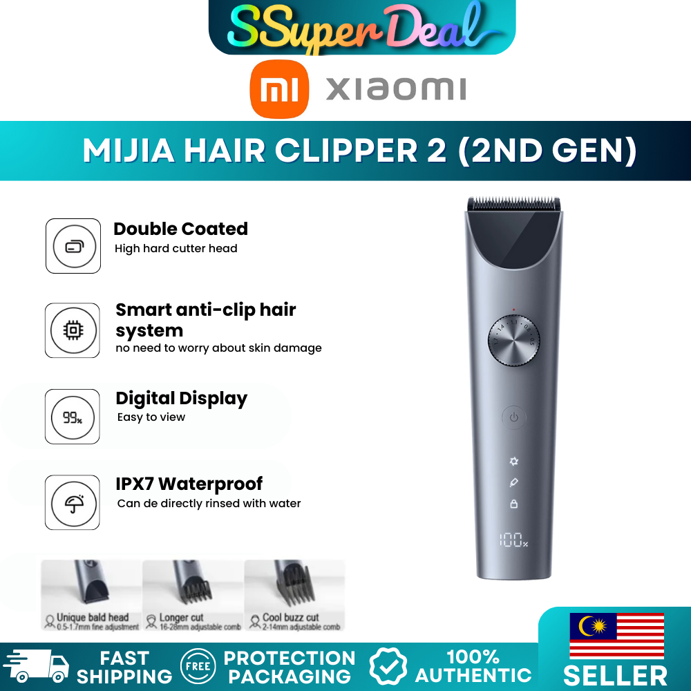 Xiaomi Mijia Hair Clipper 2 | Hair Trimmer Double-coated High-hardness ...