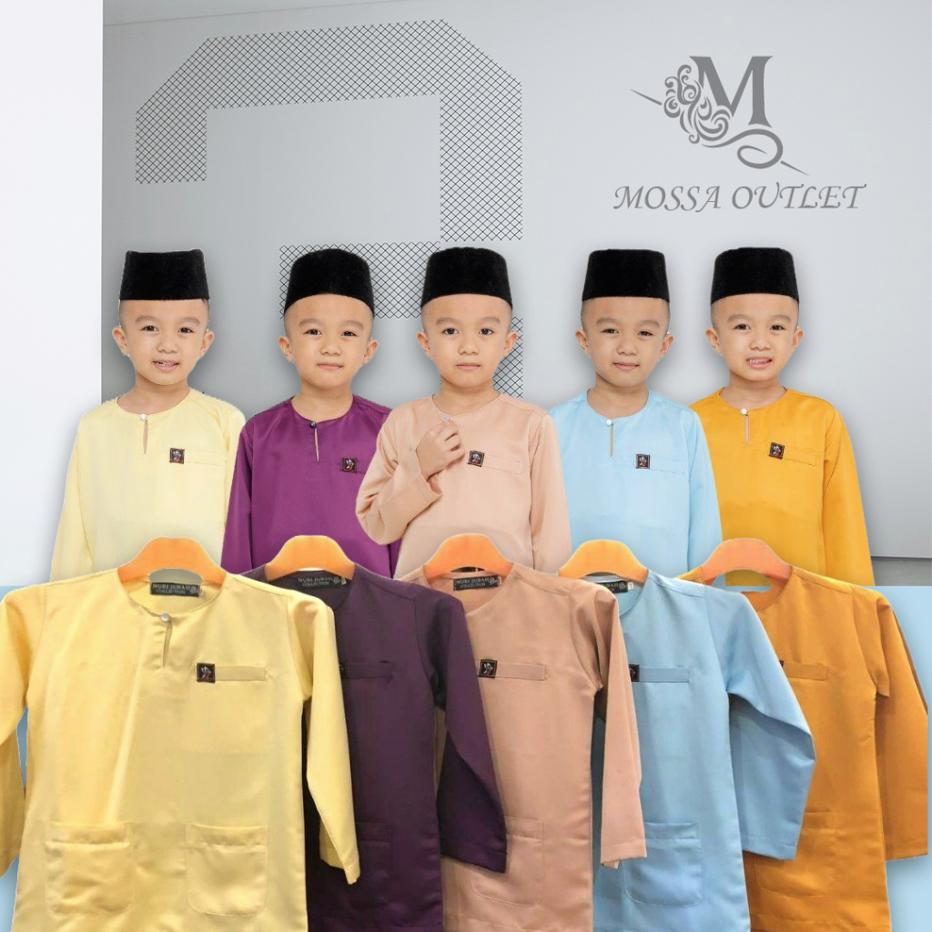 PREMIUMC BAJU MELAYU BOUDUK DOUBLE POCKET RAYA 2024 READY STCOK ANAK ...