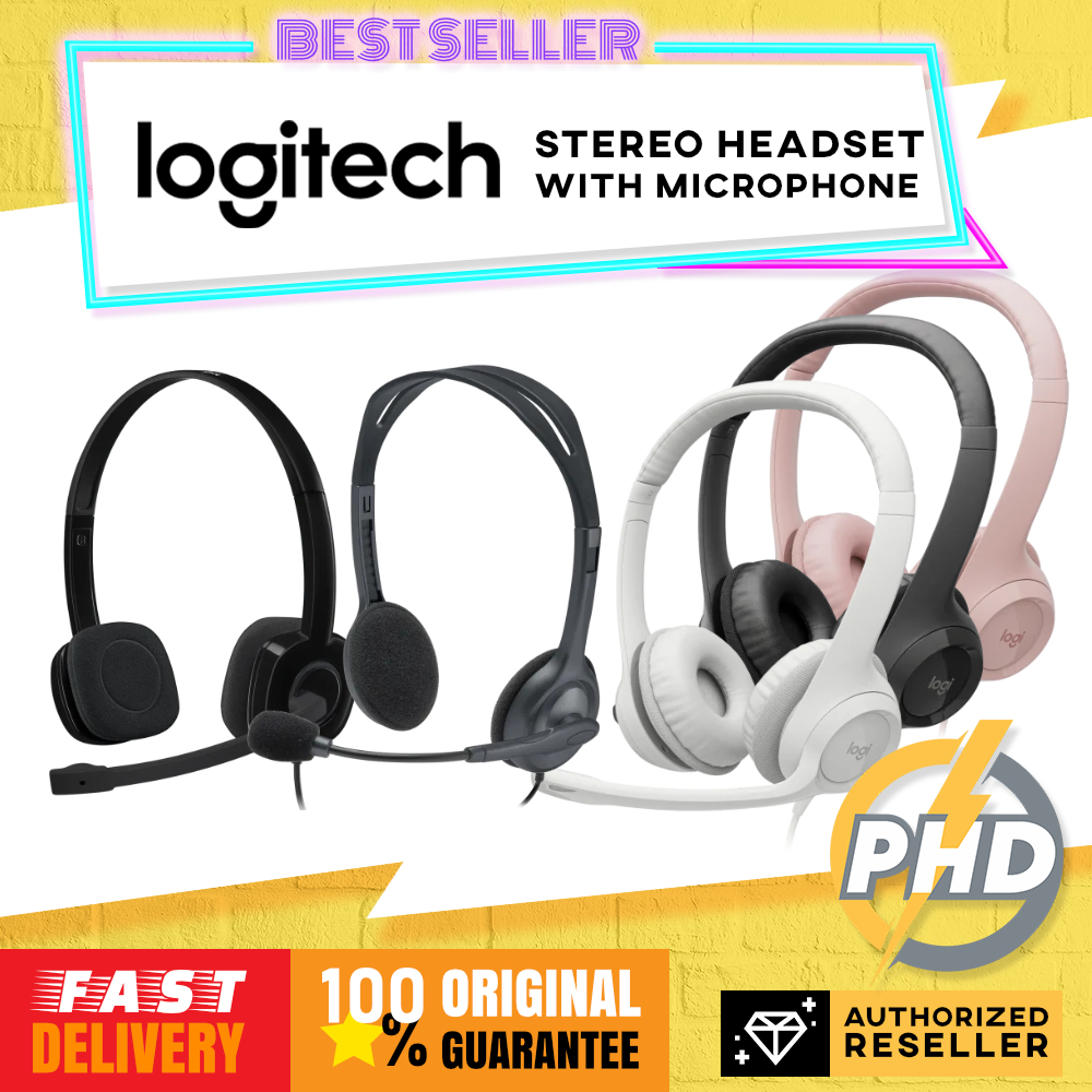 Logitech Stereo Headset With Microphone [H111/ H151/ H340/ H390 ...
