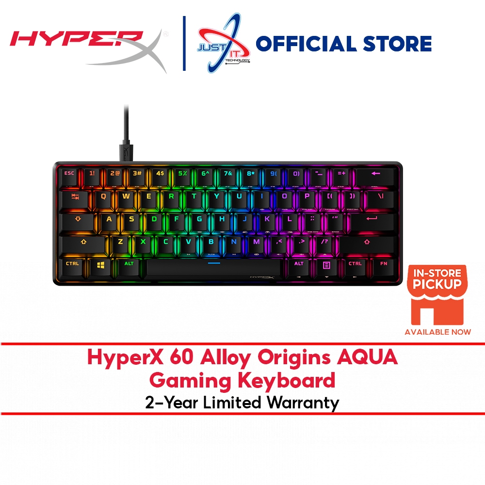 HYPERX ALLOY ORIGINS 60% MECHANICAL GAMING RGB GAMING KEYBOARD - HX ...