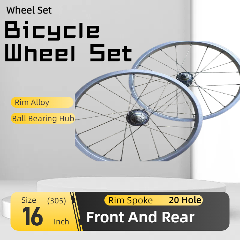Bicycle Wheel Set Alloy Rim 16 Inch Wheel | Shopee Malaysia
