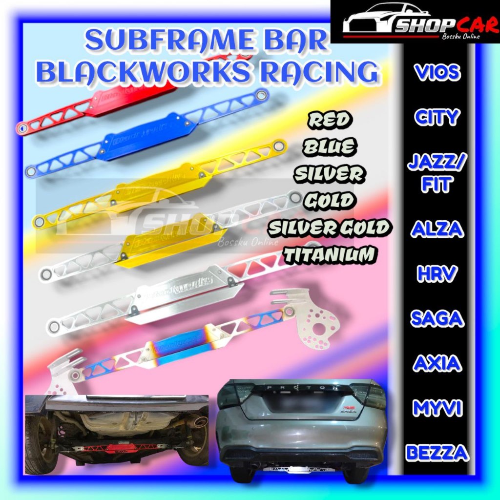 CAR REAR ASR SUBFRAME BAR / Lower Arm for Perodua MYVI AXIA BEZZA ALZA ...