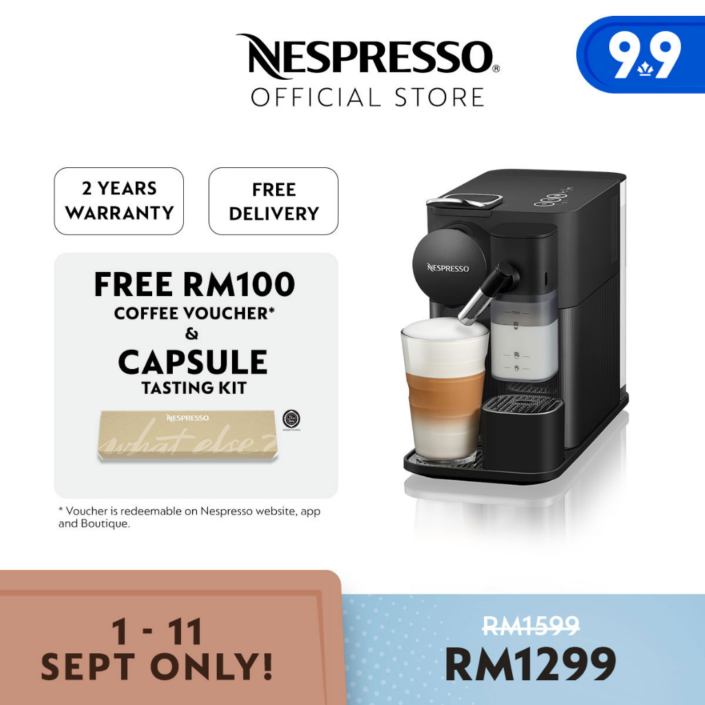 Nespresso Lattissima One Coffee Machine Black F121MEBKNE Coffee